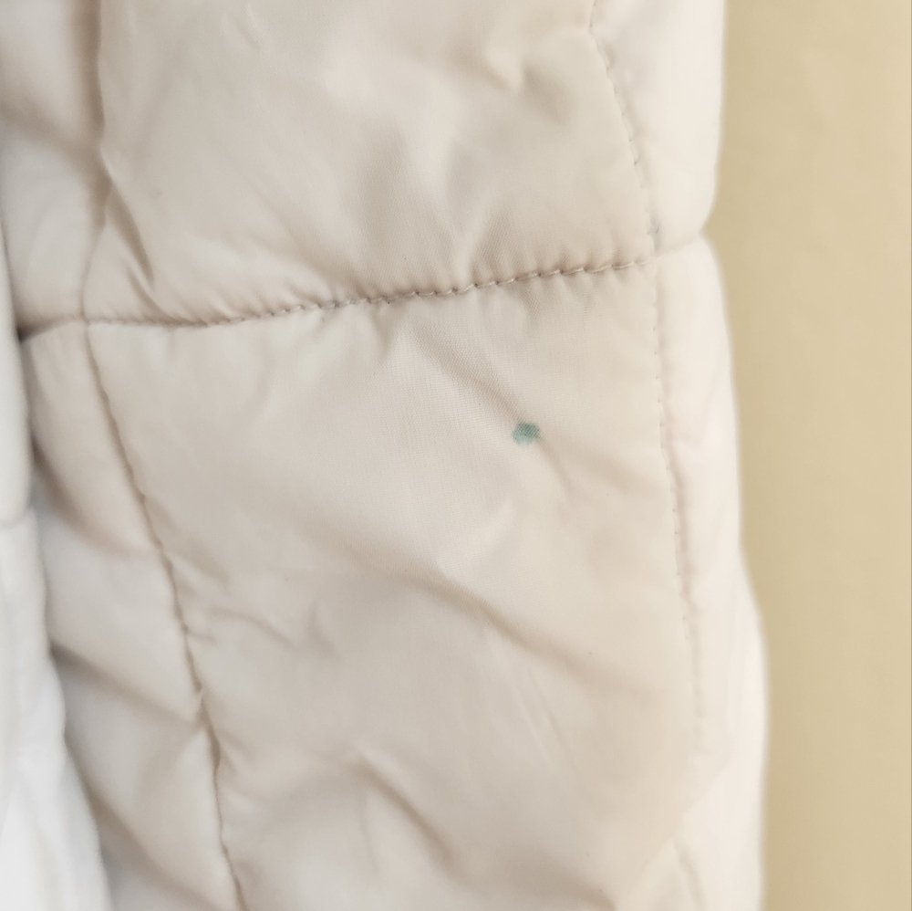 HOLLISTER CO Vintage Feather Down White Puffer Jacket Womens Size M - Picture 8 of 9